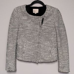 LOFT Asymmetrical Cropped Jacket